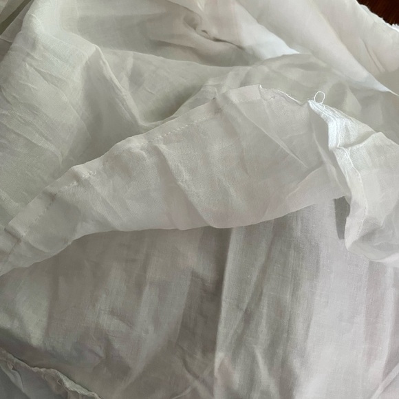 NWT Sim & Sam Elegant White 100% Cotton Button-Down Dress - Picture 9 of 12